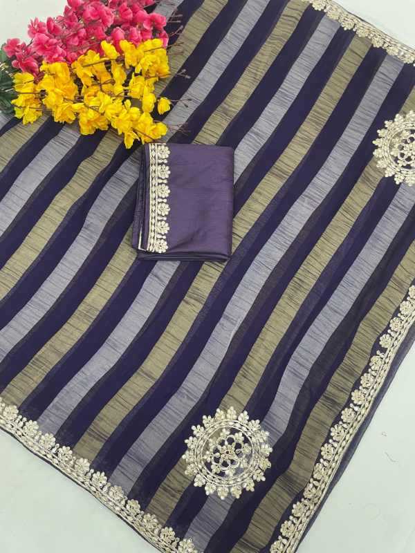 YNF Wholesale Georgette Gota Patti Sarees  | Surat Manufacturer