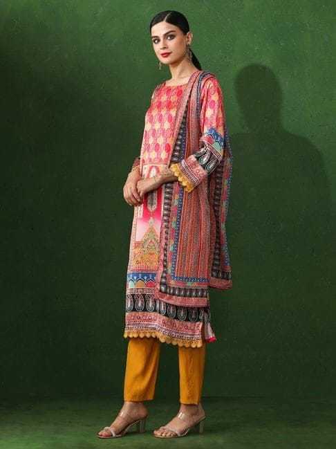 YNF Wholesale Japan Sartin Printed Suits KESH650 36 | Surat Manufacturer
