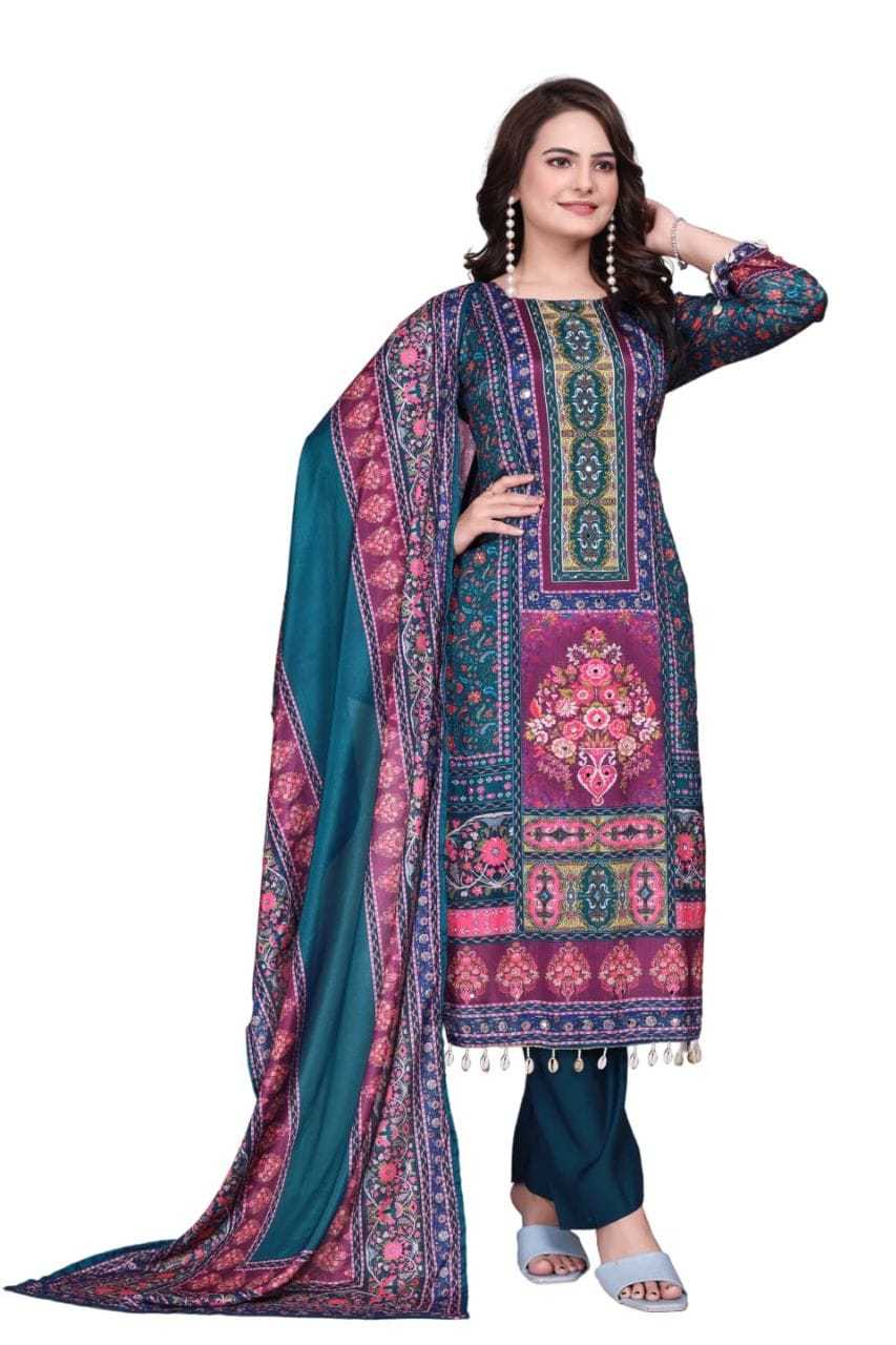 YNF Wholesale Japan Sartin Printed Suits KESH650 36 | Surat Manufacturer
