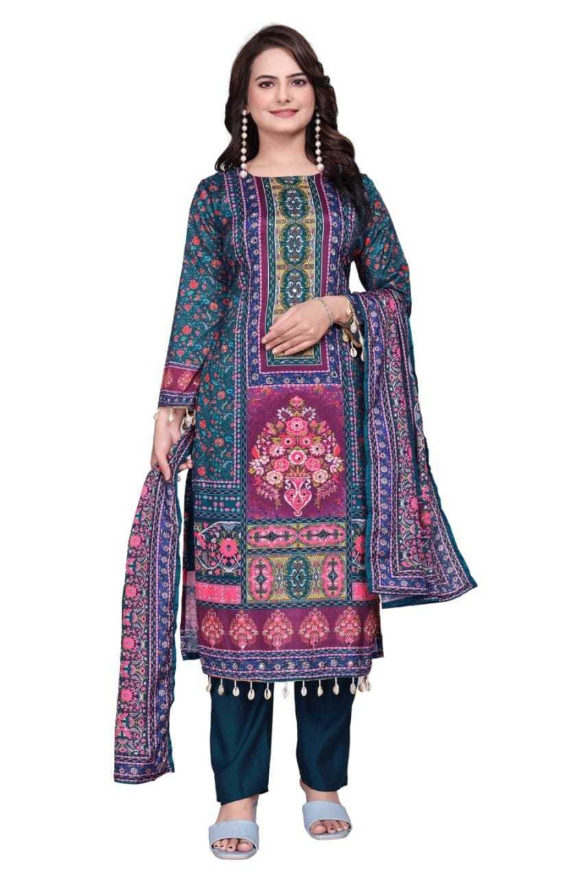 YNF Wholesale Japan Sartin Printed Suits KESH650 36 | Surat Manufacturer