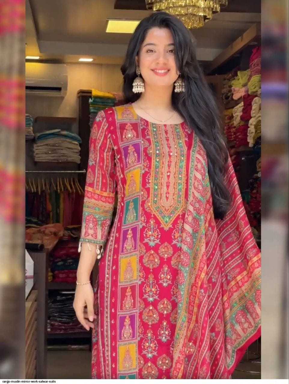 YNF Wholesale Japan Sartin Printed Suits KESH650 36 | Surat Manufacturer