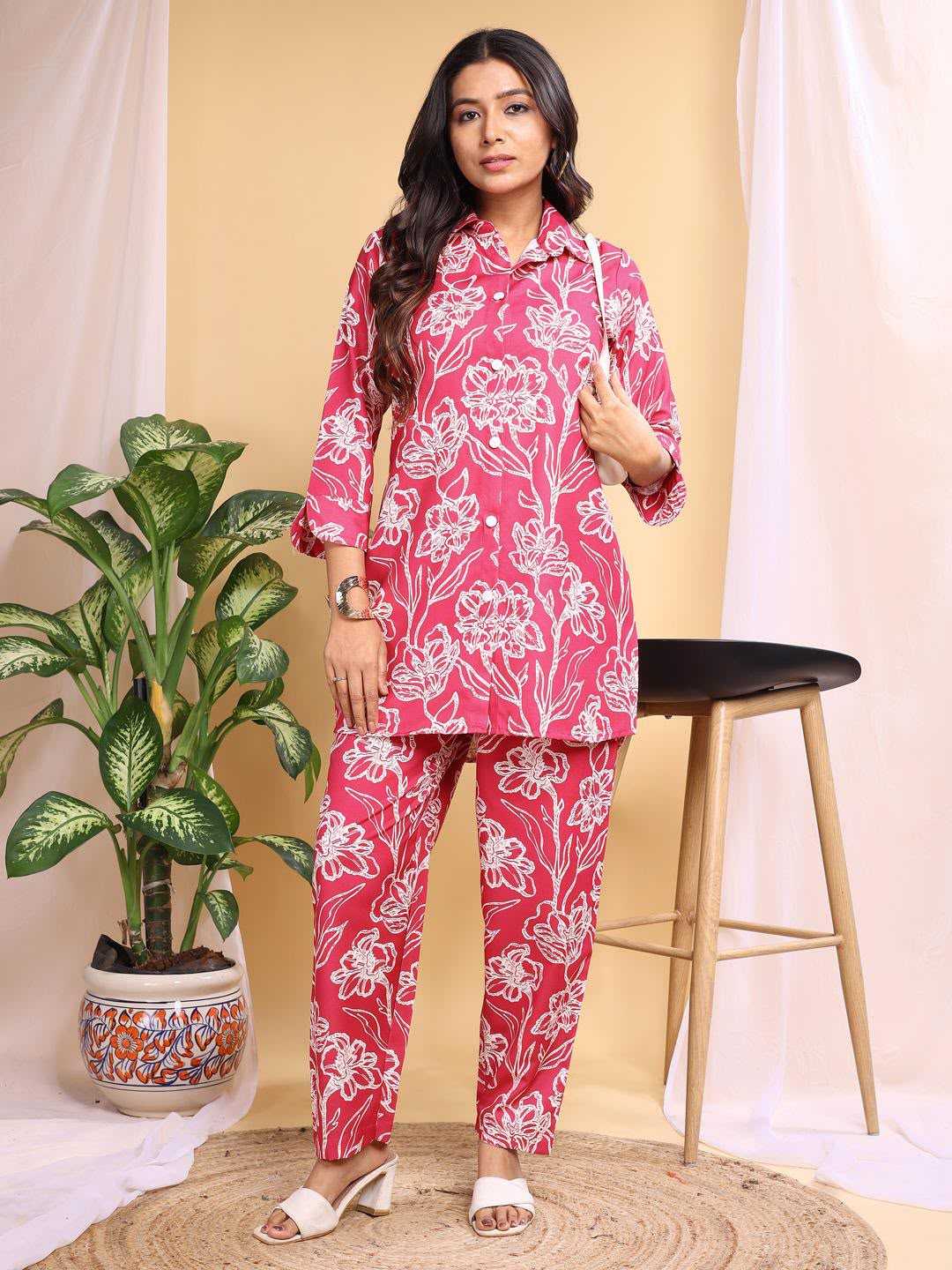 YNF Wholesale Rayon Co-ord Set KESH650 Gaurangi | Surat Manufacturer