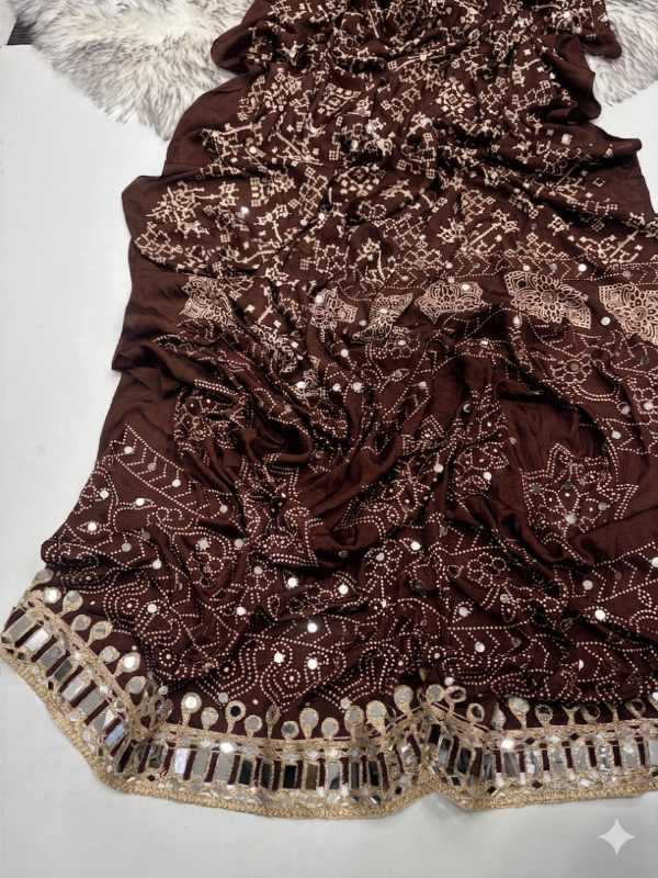 YNF Wholesale Satin Printed Sarees  | Surat Manufacturer