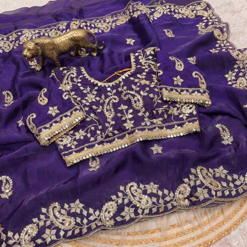 YNF Wholesale Satin Silk Sequence Sarees  | Surat Manufacturer