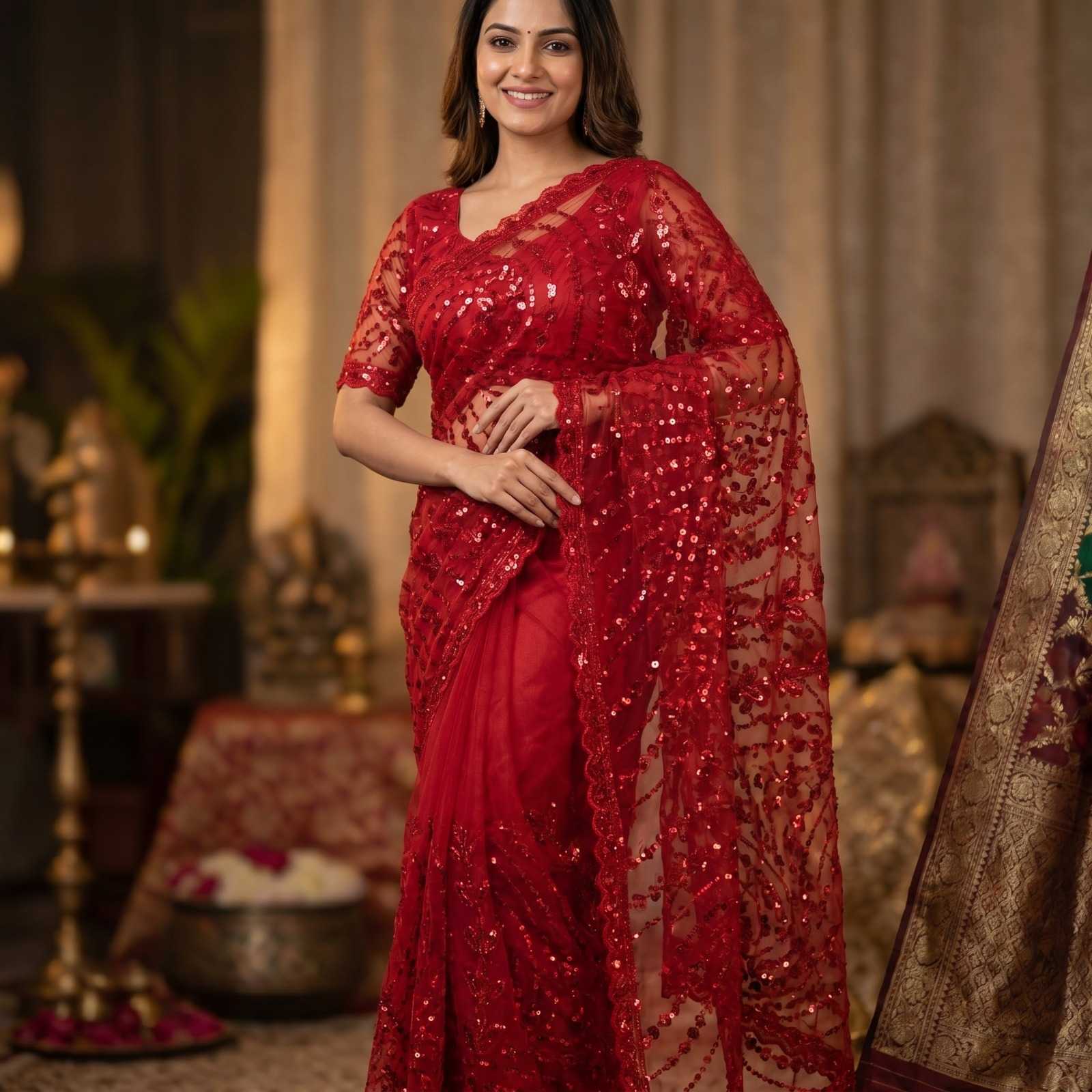 YNF Wholesale Soft Net Designer Sarees KESH651 Lekha | Surat Manufacturer