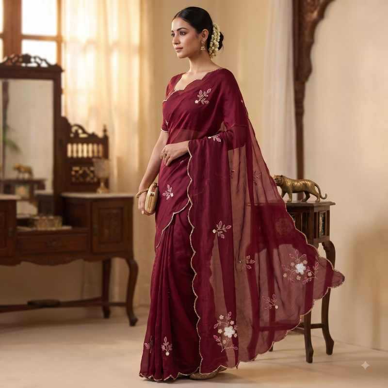YNF Wholesale Crush Silk Designer Sarees  | Surat Manufacturer