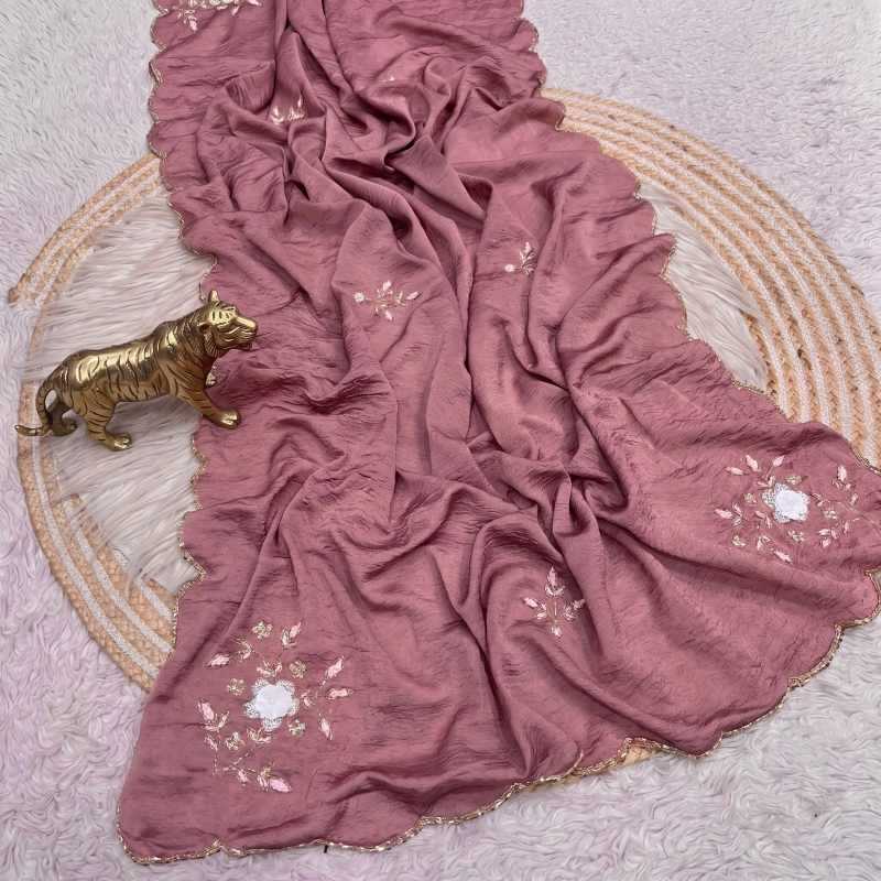 YNF Wholesale Crush Silk Designer Sarees  | Surat Manufacturer