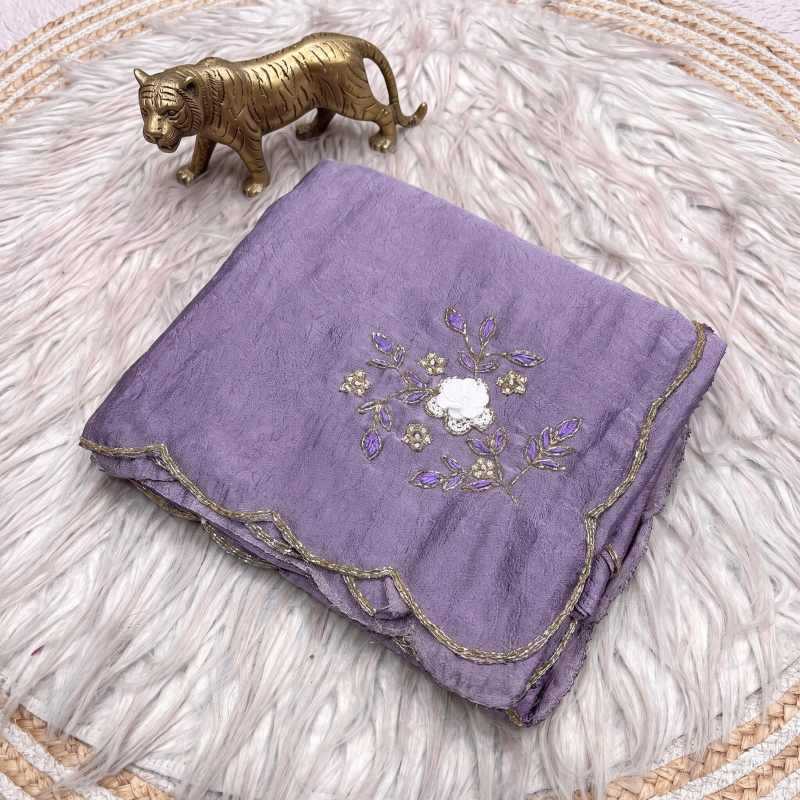 YNF Wholesale Crush Silk Designer Sarees  | Surat Manufacturer