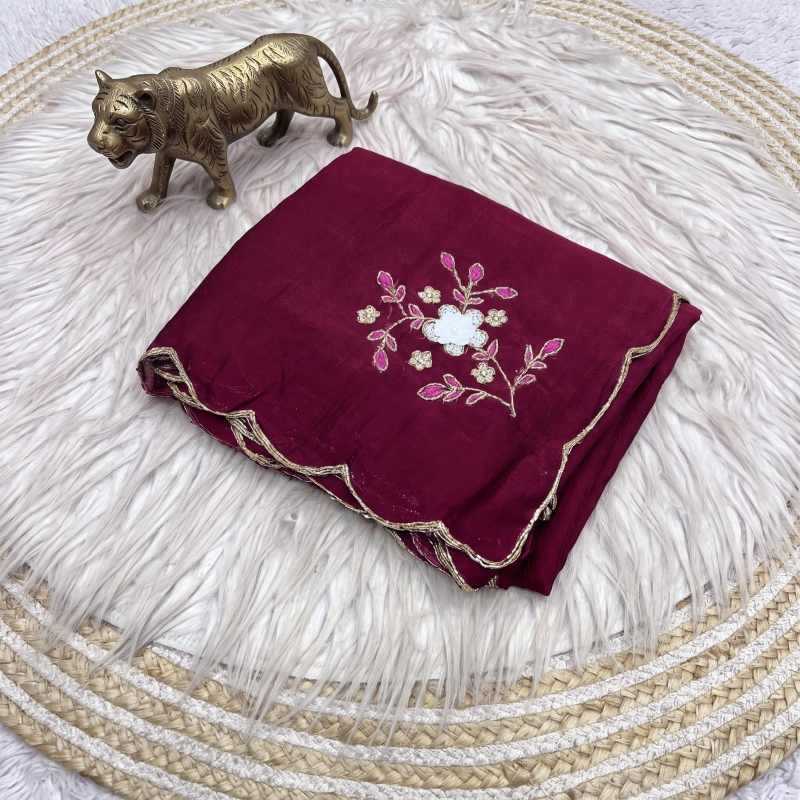 YNF Wholesale Crush Silk Designer Sarees  | Surat Manufacturer