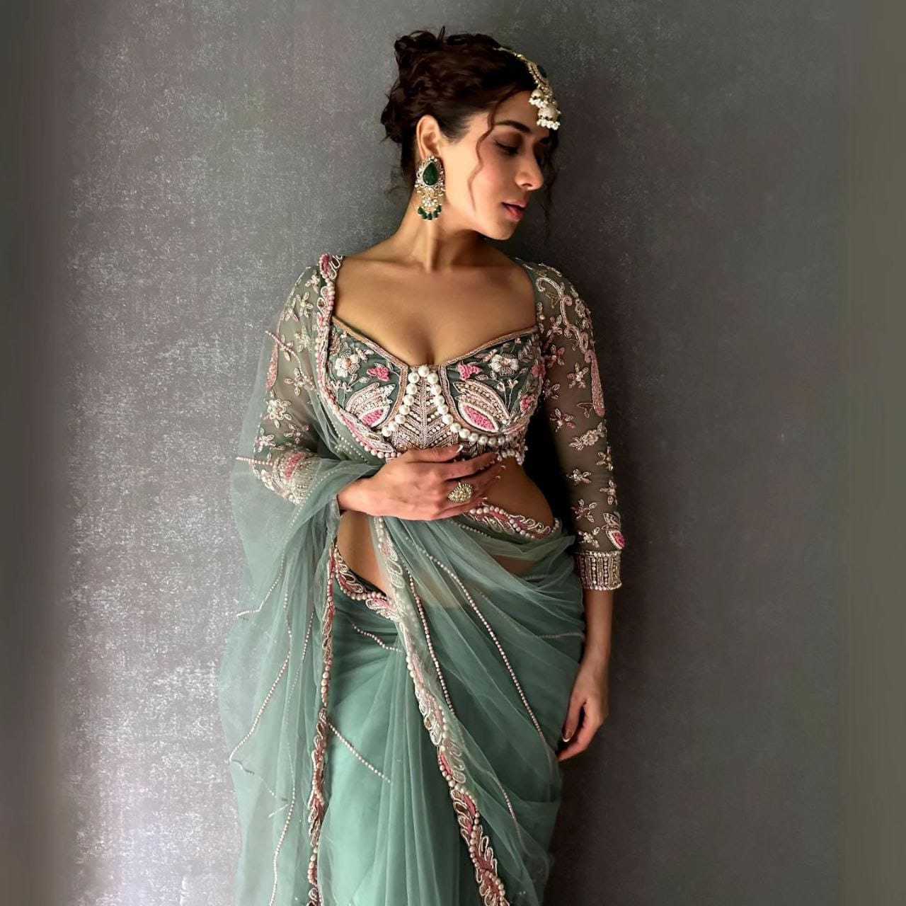 YNF Wholesale Net Net Sarees KESH651 Pearl Of See | Surat Manufacturer