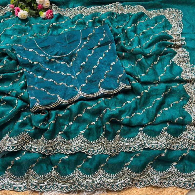YNF Wholesale Space Silk Designer Sarees  | Surat Manufacturer