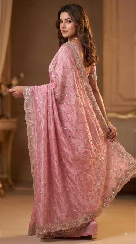 YNF Wholesale Space Silk Designer Sarees  | Surat Manufacturer