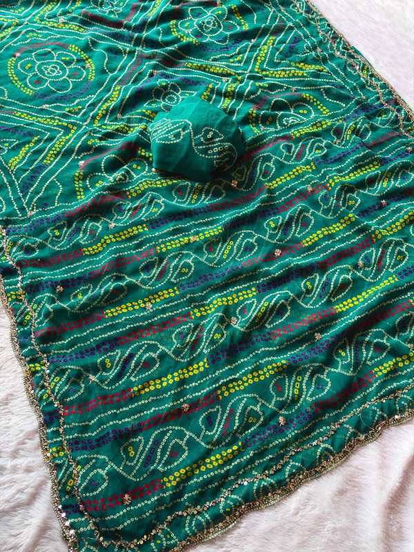 YNF Wholesale Faux Georgette Printed Sarees  | Surat Manufacturer