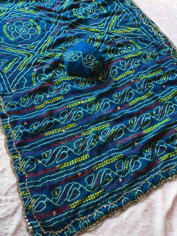 YNF Wholesale Faux Georgette Printed Sarees  | Surat Manufacturer