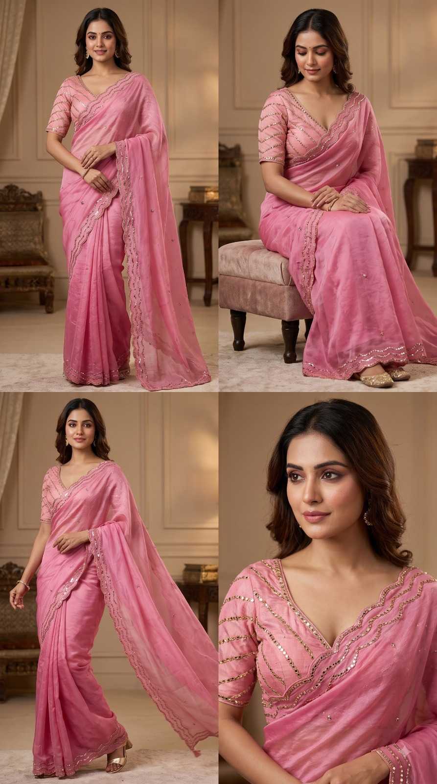 YNF Wholesale Satin Fancy Sarees  | Surat Manufacturer
