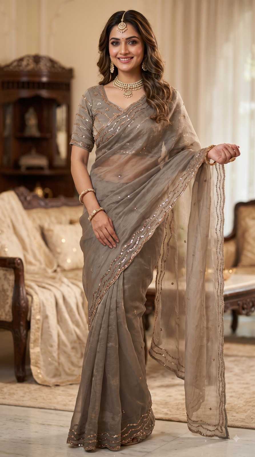 YNF Wholesale Satin Fancy Sarees  | Surat Manufacturer