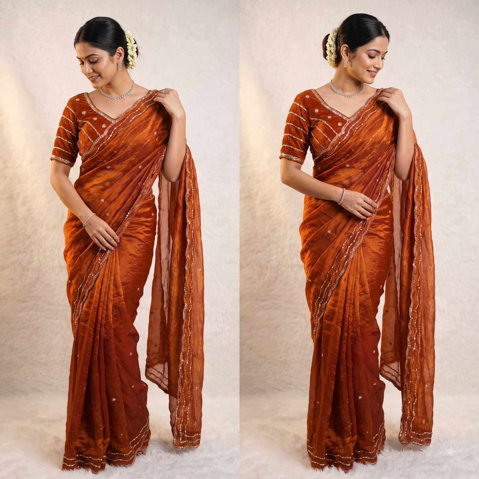YNF Wholesale Satin Fancy Sarees  | Surat Manufacturer