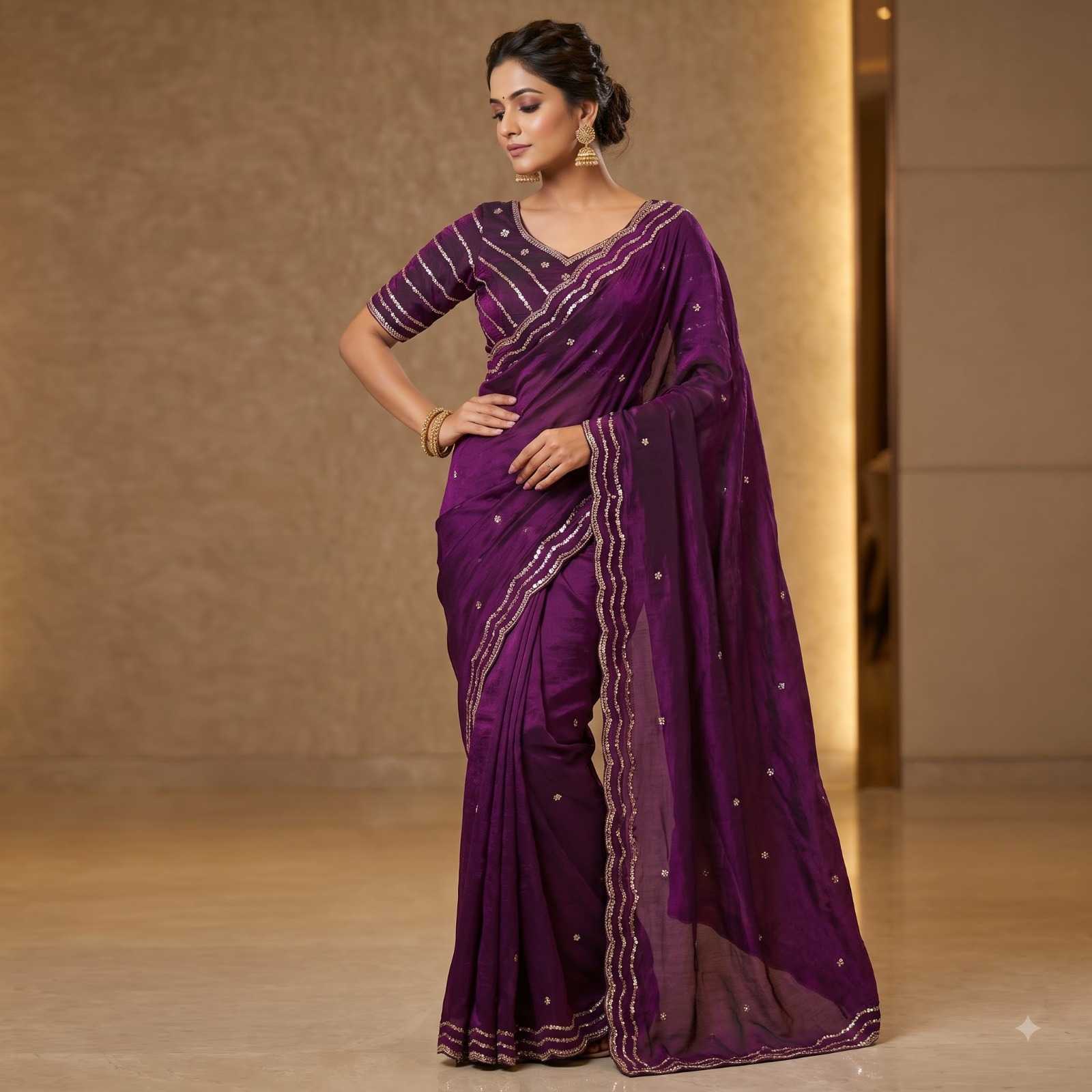YNF Wholesale Satin Fancy Sarees  | Surat Manufacturer