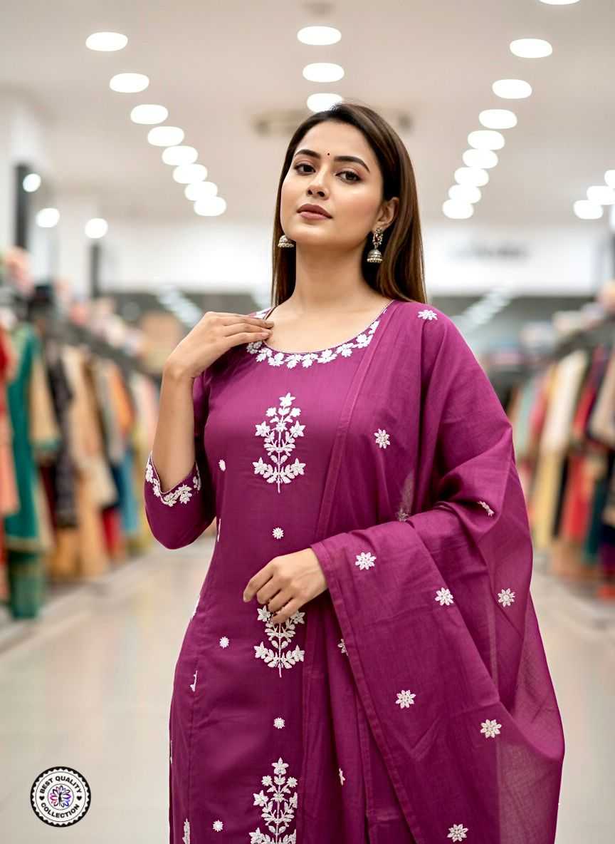 YNF Wholesale Rayon Embroidery Suits  | Surat Manufacturer