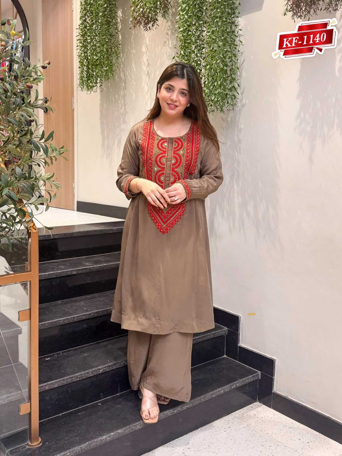 YNF Wholesale Crepe Embroidery Suits  | Surat Manufacturer
