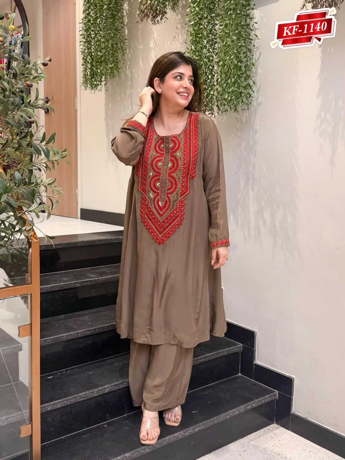 YNF Wholesale Crepe Embroidery Suits  | Surat Manufacturer