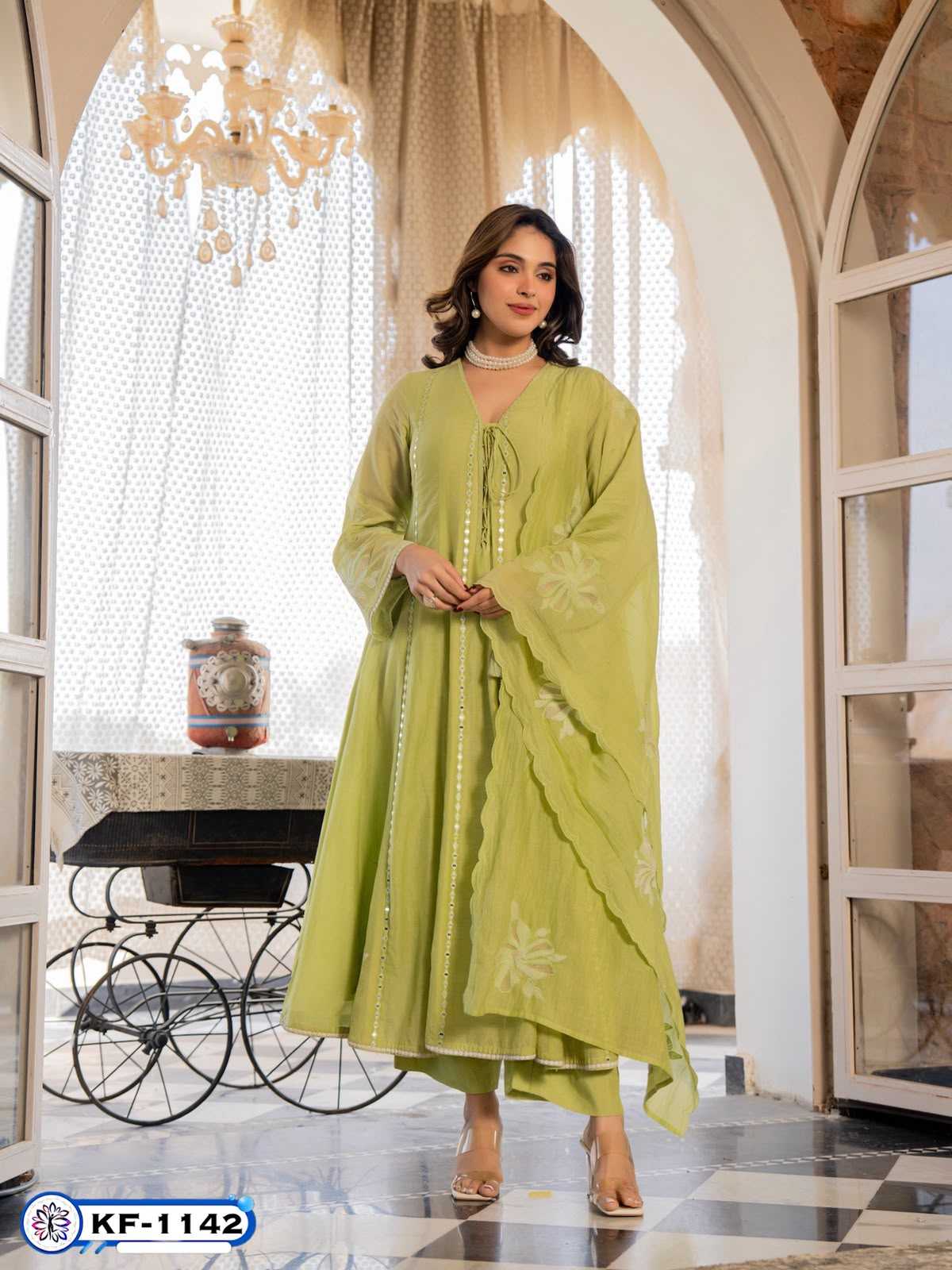 YNF Wholesale Chanderi Silk Embroidery Suits  | Surat Manufacturer