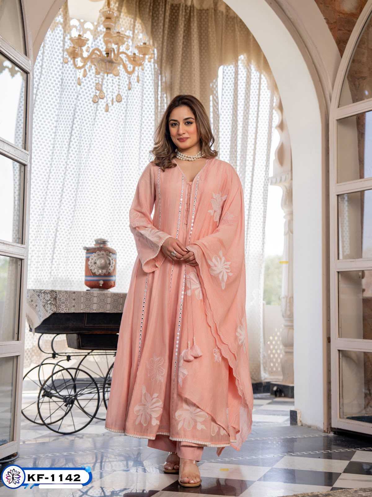 YNF Wholesale Chanderi Silk Embroidery Suits  | Surat Manufacturer