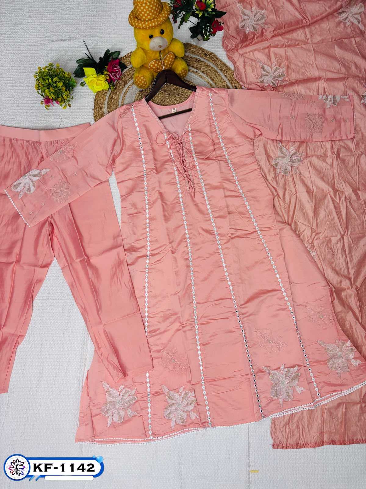 YNF Wholesale Chanderi Silk Embroidery Suits  | Surat Manufacturer