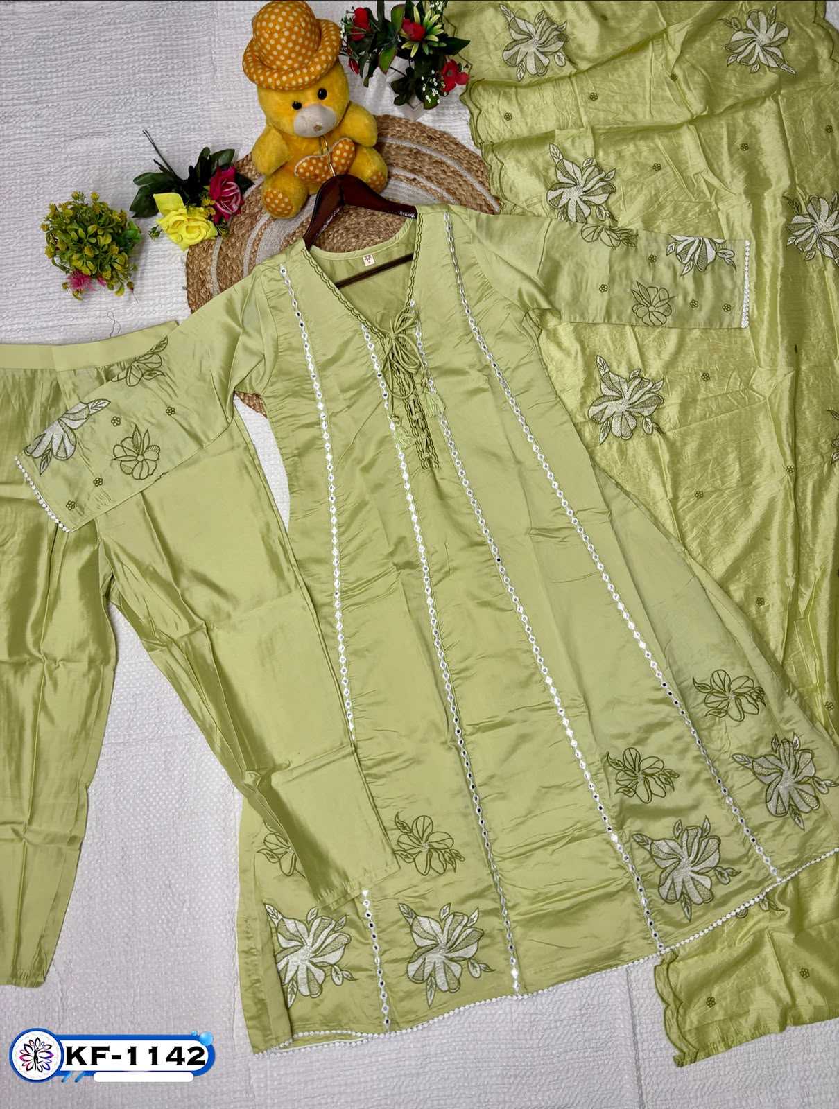 YNF Wholesale Chanderi Silk Embroidery Suits  | Surat Manufacturer