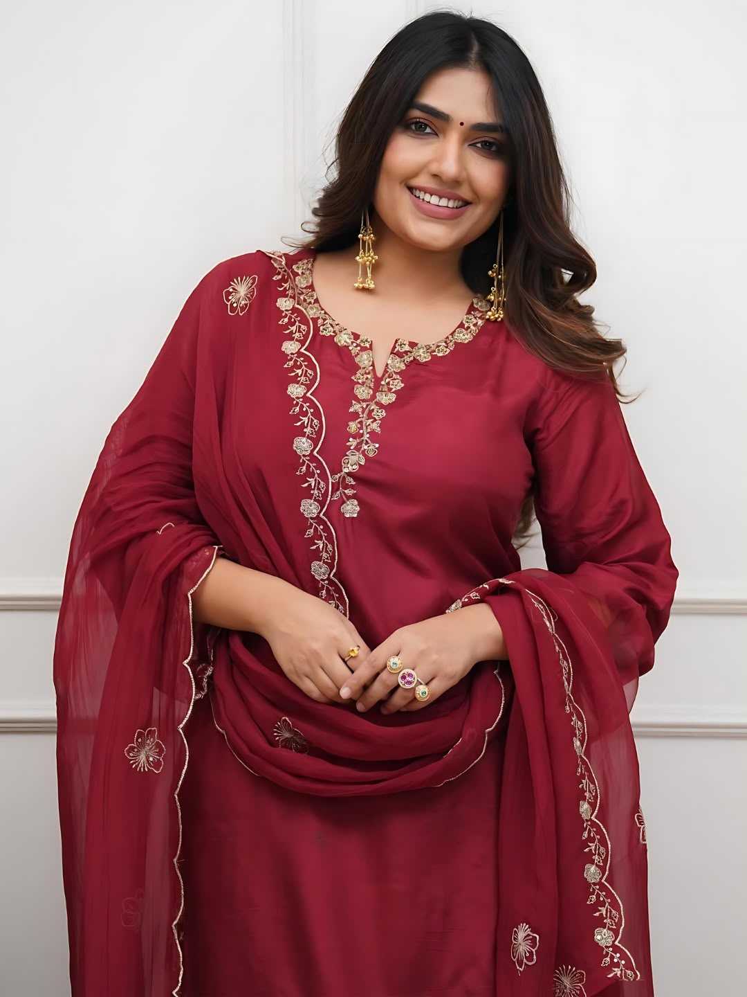 YNF Wholesale Heavy Roman Silk Embroidery Suits  | Surat Manufacturer