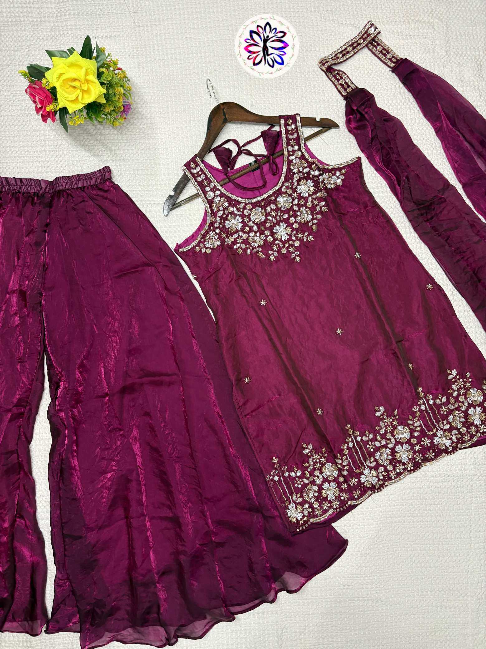 YNF Wholesale Satin Embroidery Suits  | Surat Manufacturer