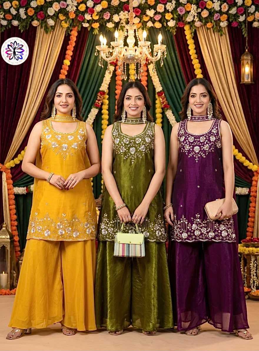 YNF Wholesale Satin Embroidery Suits  | Surat Manufacturer