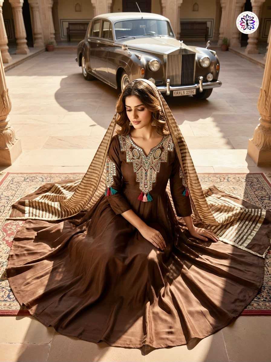 YNF Wholesale Chanderi Soft Embroidery Suits  | Surat Manufacturer