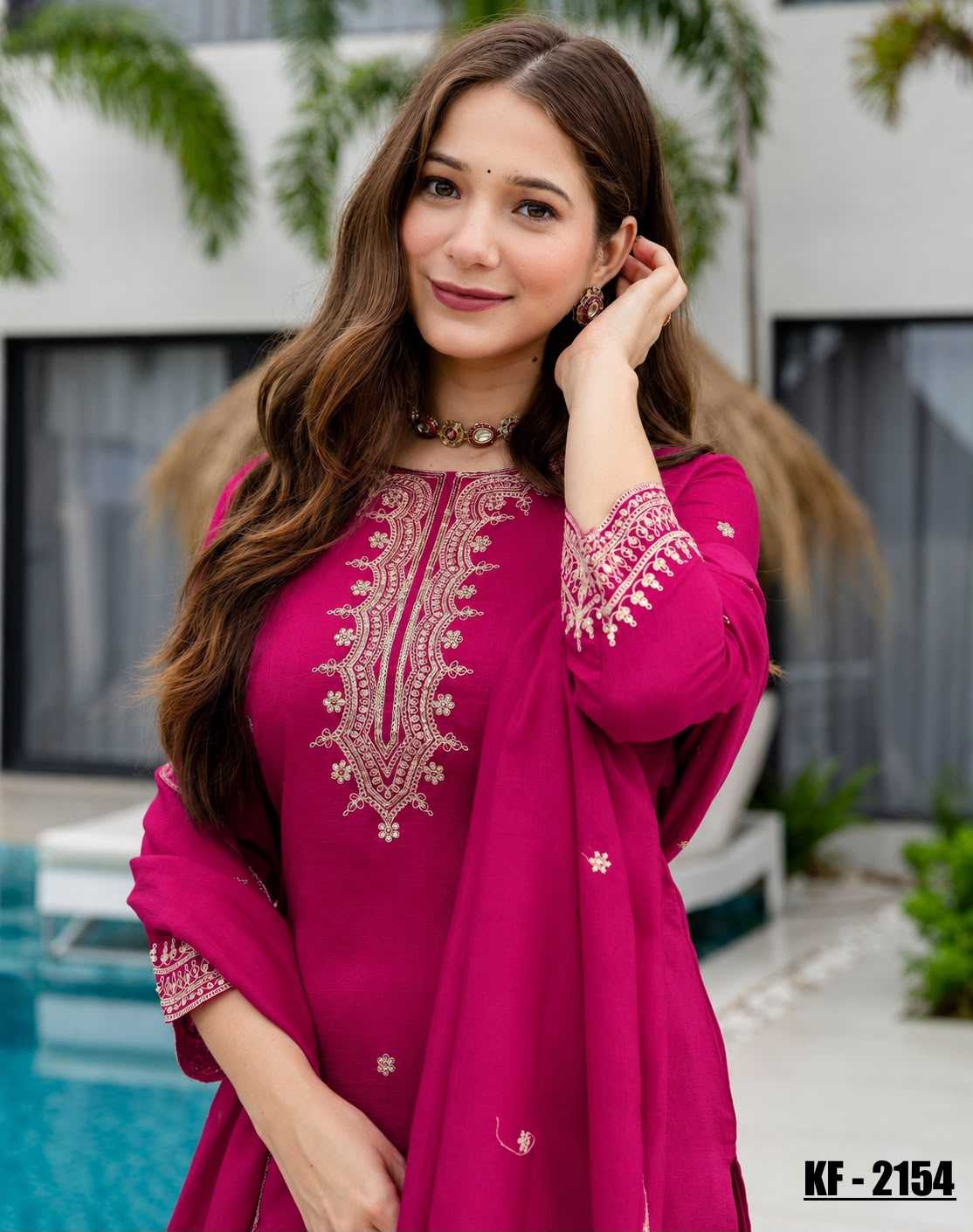 YNF Wholesale Soft Vichitra Embroidery Suits  | Surat Manufacturer