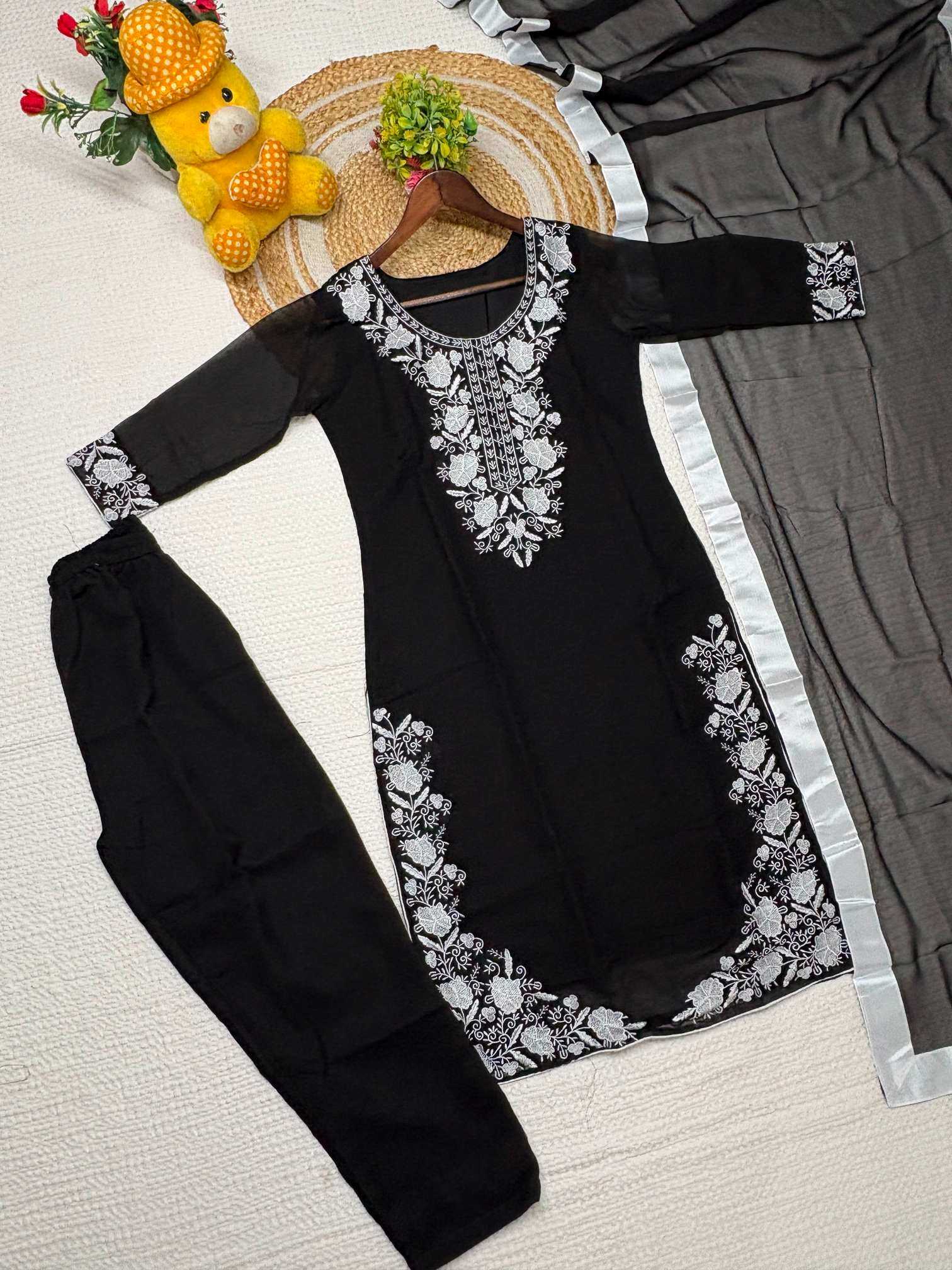 YNF Wholesale Georgette Embroidery Suits  | Surat Manufacturer