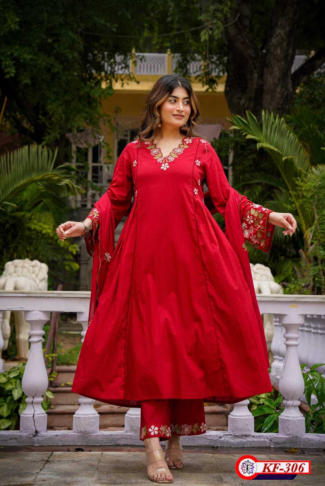 YNF Wholesale Chanderi Soft Embroidery Suits  | Surat Manufacturer