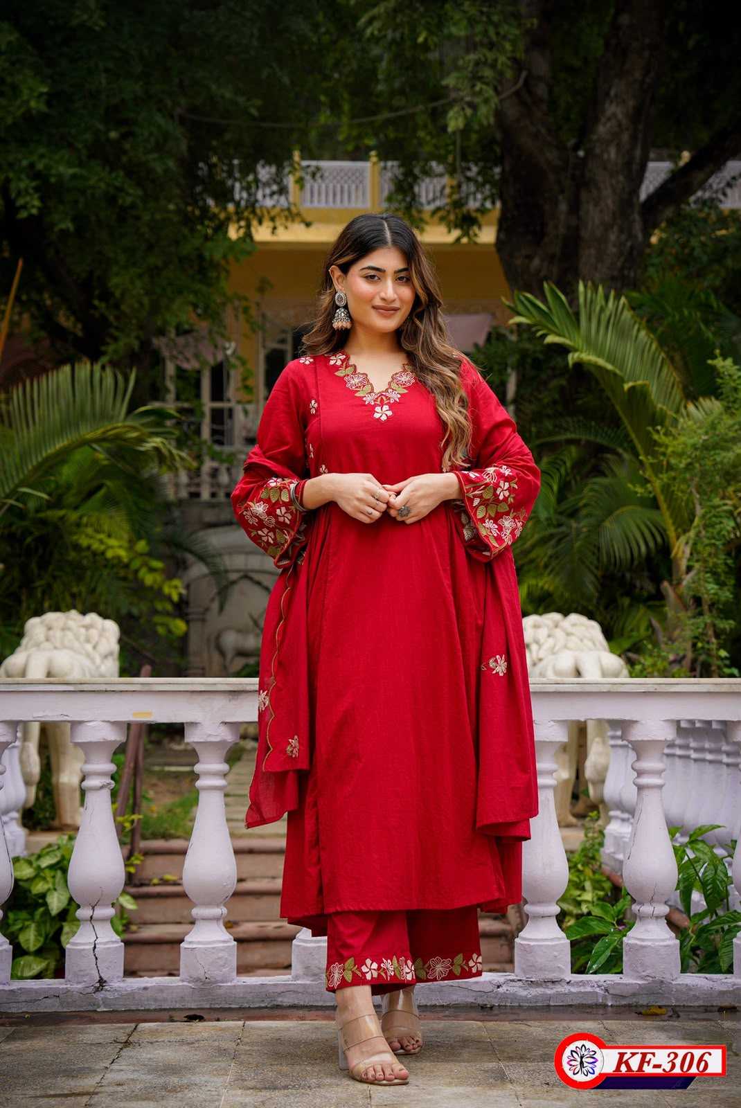 YNF Wholesale Chanderi Soft Embroidery Suits  | Surat Manufacturer