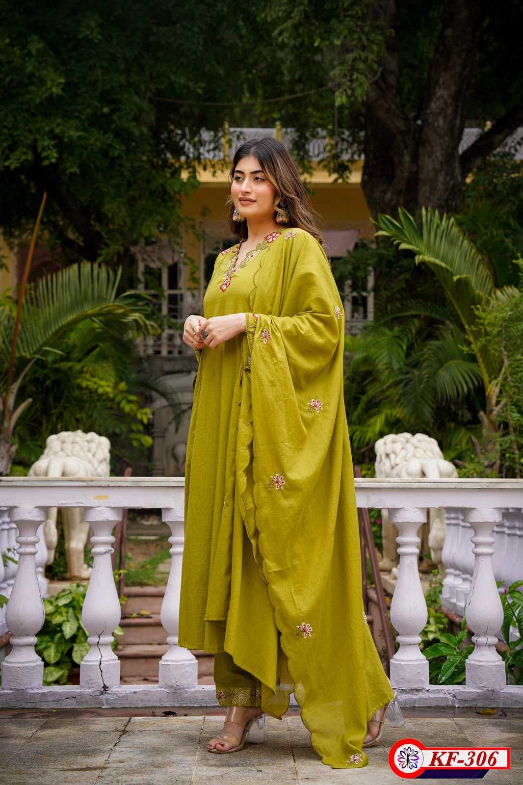 YNF Wholesale Chanderi Soft Embroidery Suits  | Surat Manufacturer
