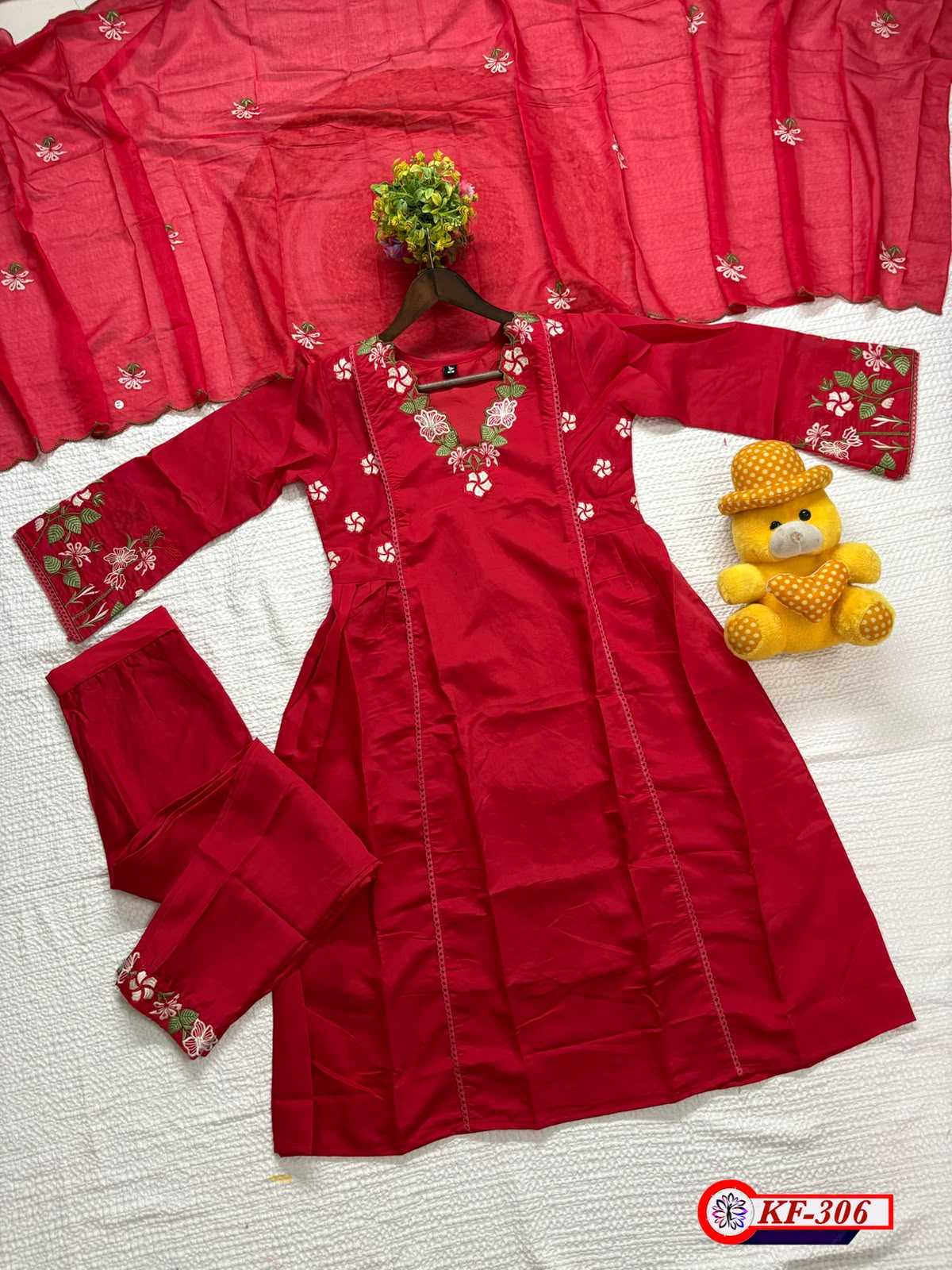 YNF Wholesale Chanderi Soft Embroidery Suits  | Surat Manufacturer