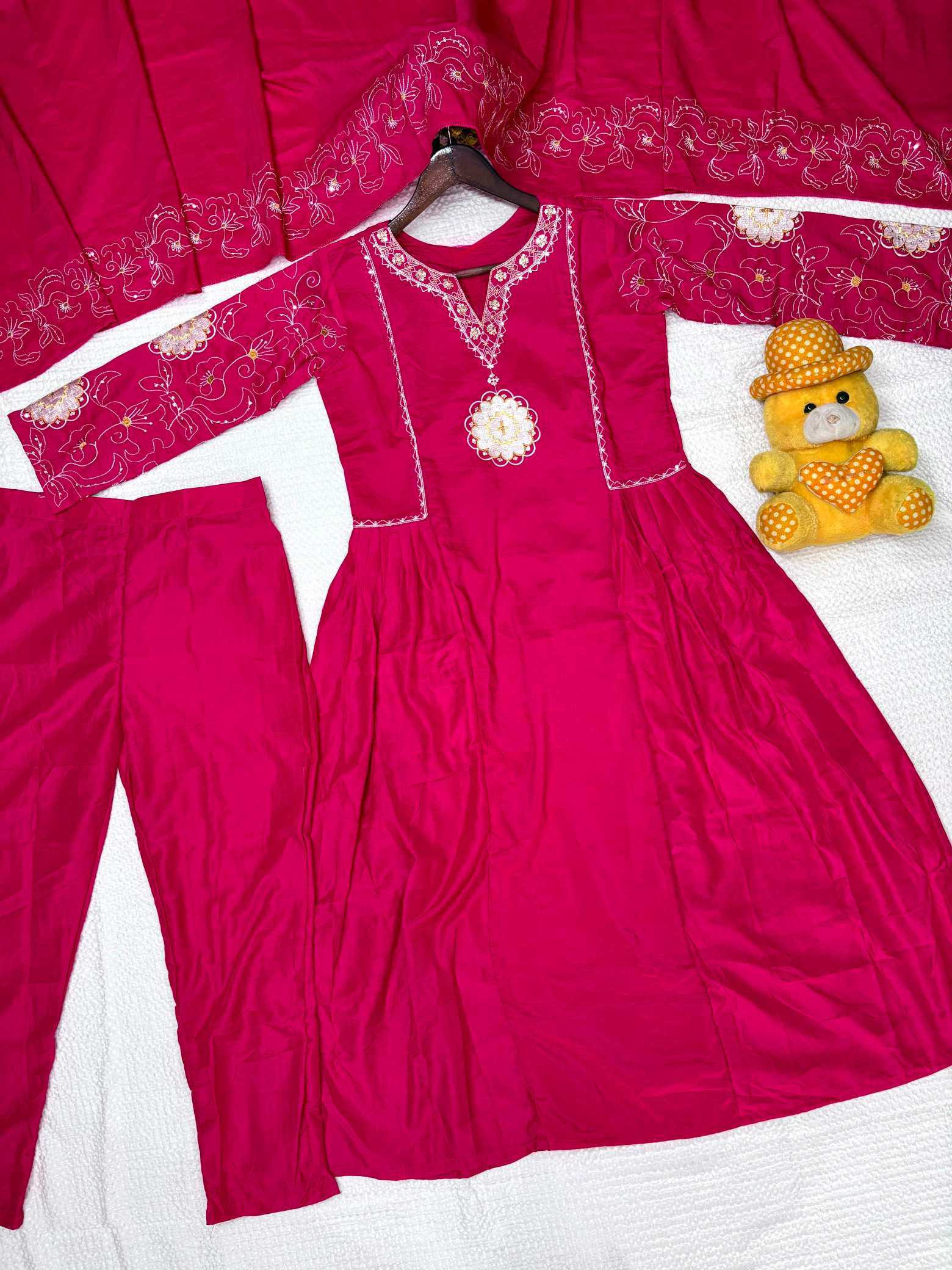 YNF Wholesale Muslin Embroidery Suits  | Surat Manufacturer