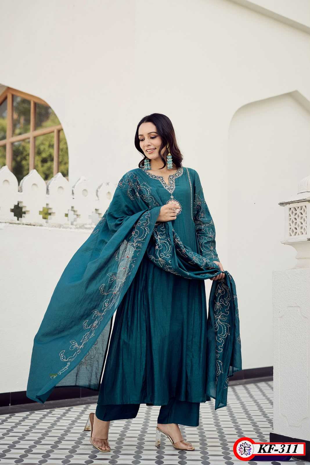 YNF Wholesale Muslin Ladies Suits  | Surat Manufacturer