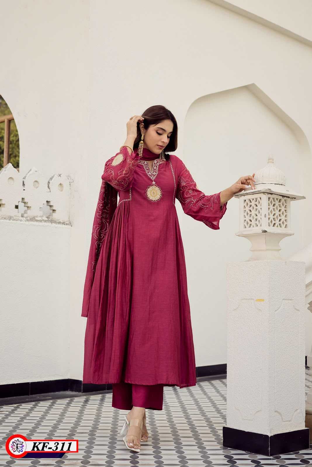 YNF Wholesale Muslin Ladies Suits  | Surat Manufacturer