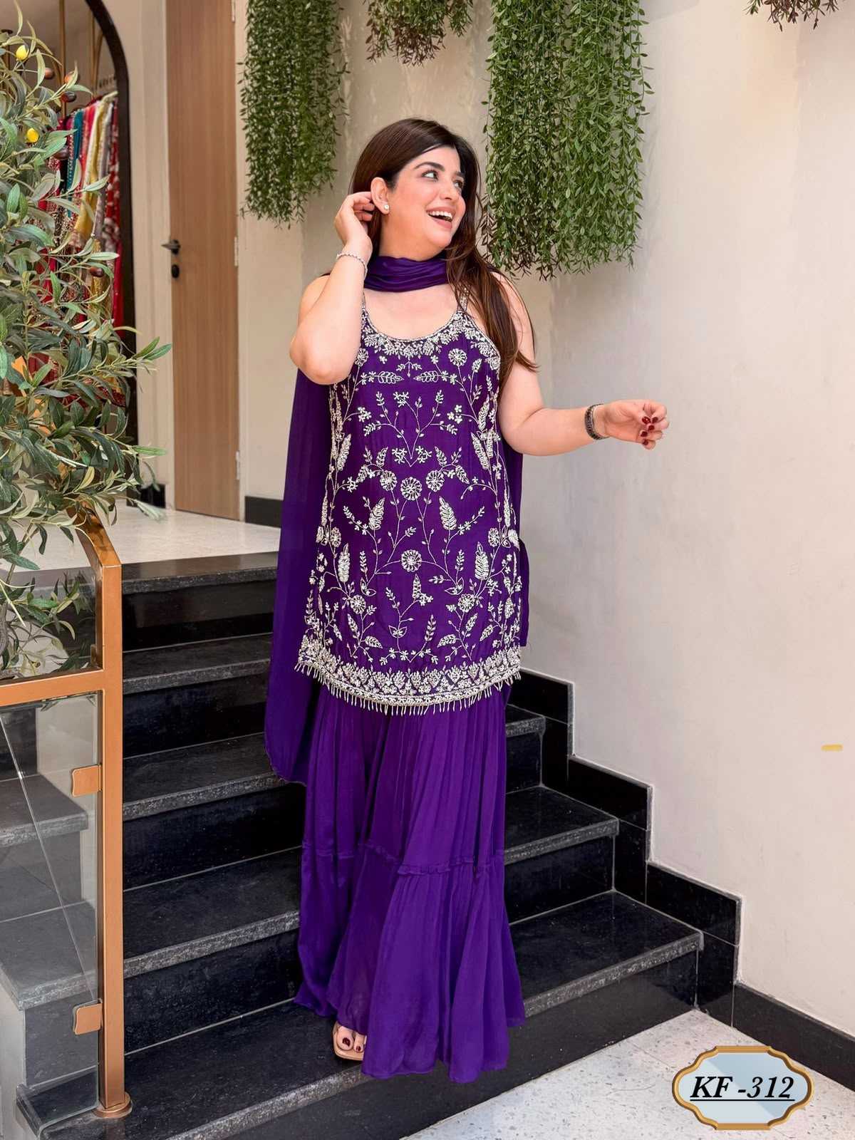YNF Wholesale Chinon Ladies Suits  | Surat Manufacturer