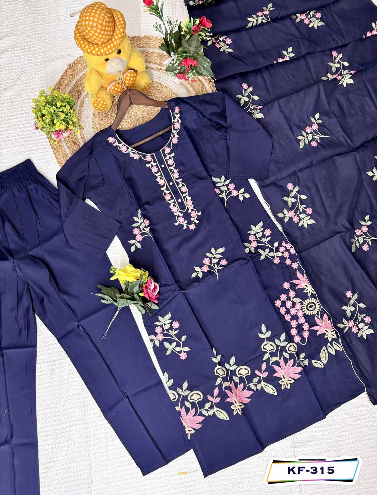 YNF Wholesale Chanderi Soft Embroidery Suits  | Surat Manufacturer