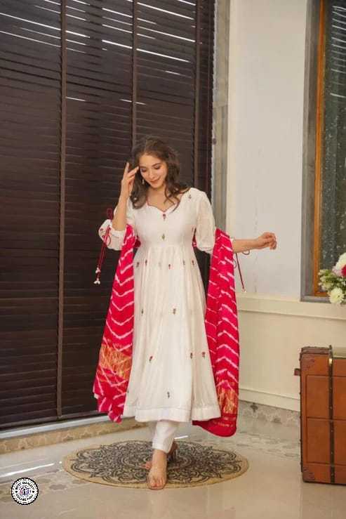 YNF Wholesale Chanderi Soft Fancy Gowns  | Surat Manufacturer