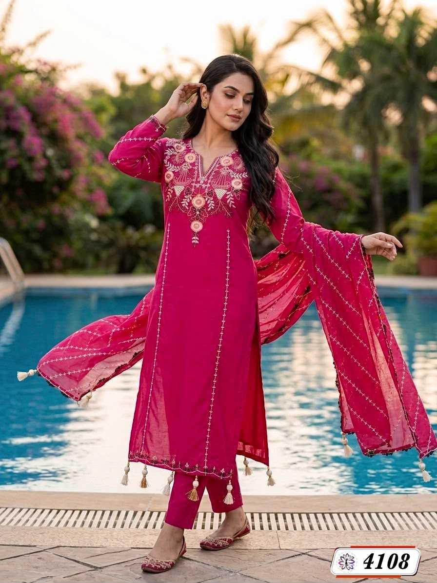 YNF Wholesale Heavy Roman Silk Designer Kurtis  | Surat Manufacturer