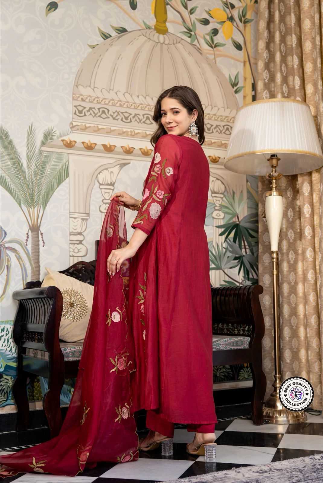 YNF Wholesale Soft Vichitra Embroidery Suits  | Surat Manufacturer
