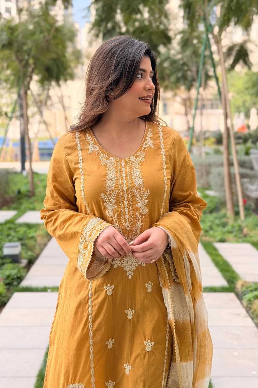 YNF Wholesale Heavy Roman Silk Embroidery Suits  | Surat Manufacturer