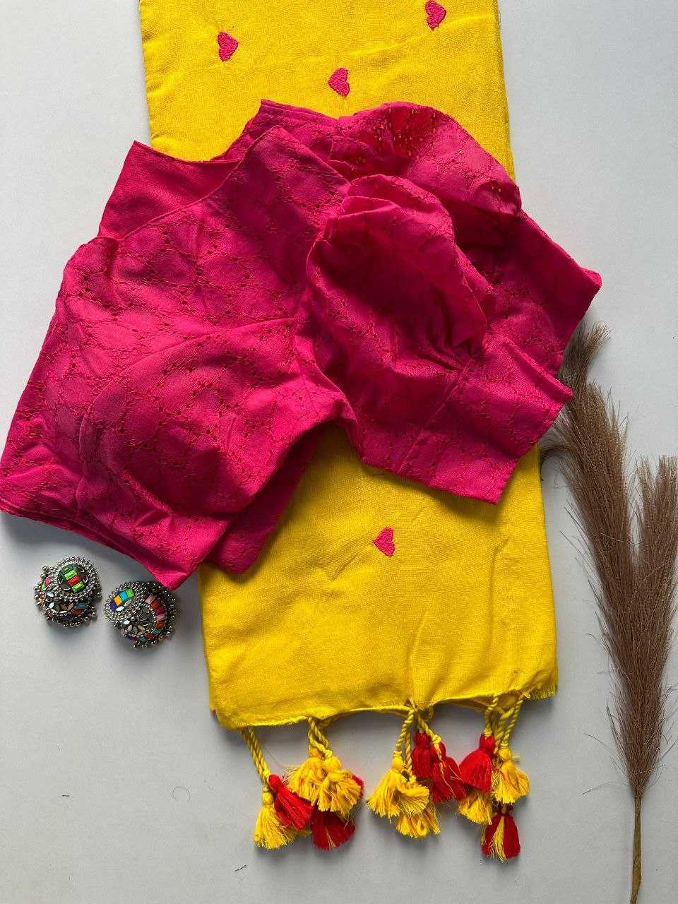 YNF Wholesale Khadi Cotton Designer Blouse KESH653 Heart | Surat Manufacturer
