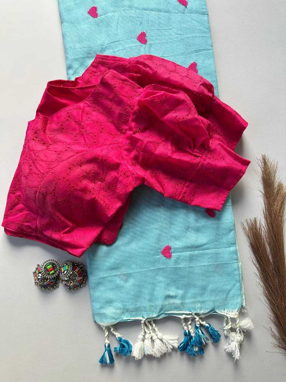 YNF Wholesale Khadi Cotton Designer Blouse KESH653 Heart | Surat Manufacturer